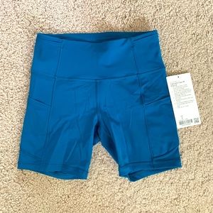 Lululemon Fast and Free High Rise Shorts 6’’